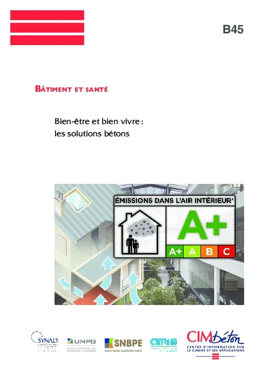 Bâtiment et santé. Bien-être et bien vivre : les solutions béton