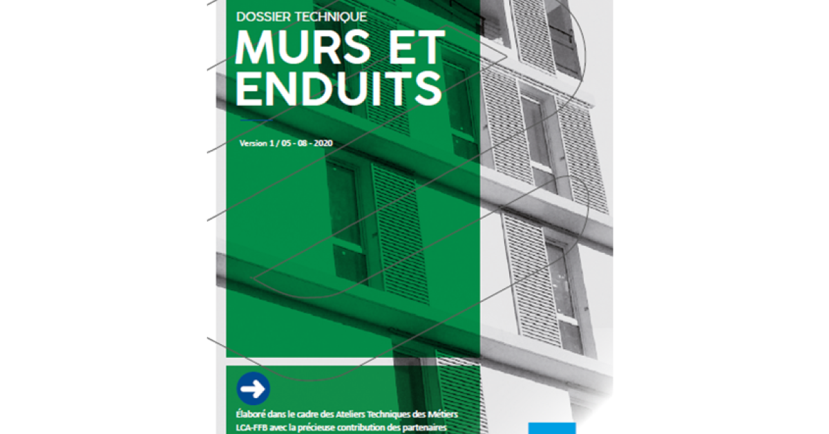 Dossier Technique "Murs Et Enduits" - Revêtements Extérieurs ...