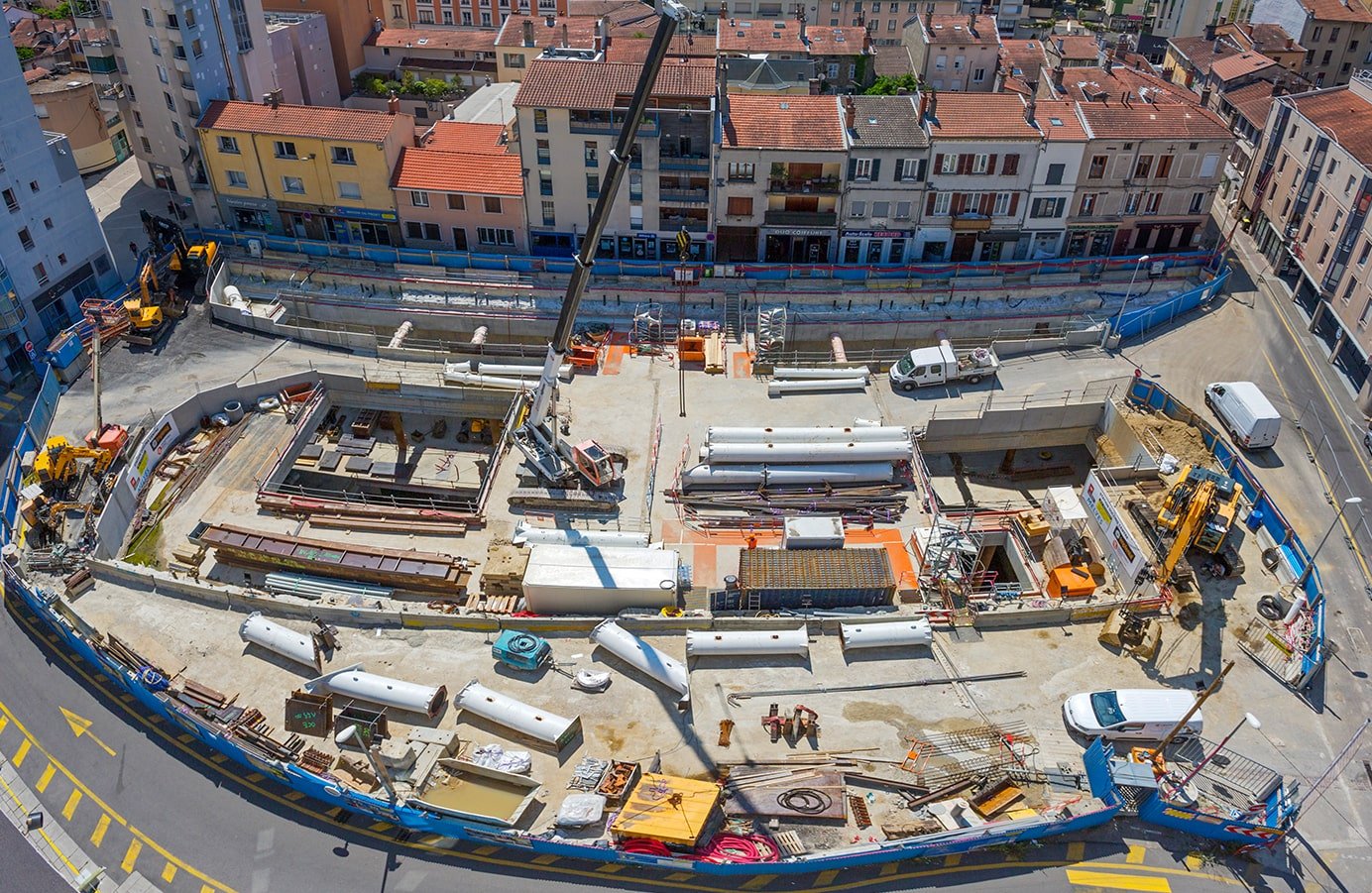 Prolongement De La Ligne B Du Métro De Lyon | Infociments