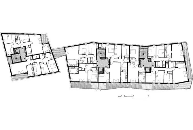 Plan étage courant