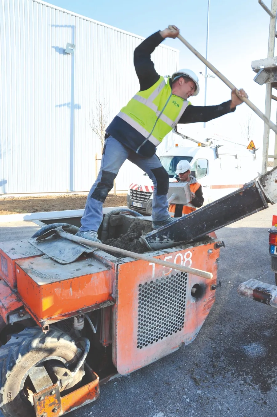 Les grandes étapes de la réalisation des bordures en béton extrudé