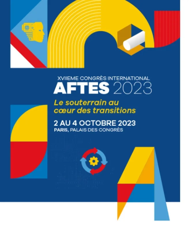 Affiche congrès AFTES Octobre 2023